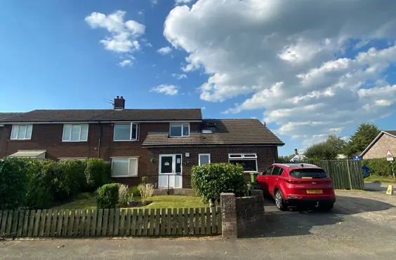 California House - An outside view of the home