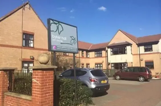 Enhanced Elderly Care Service -  Byker Hall Care Home - outside view of care home