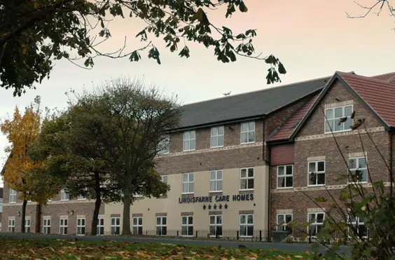 Lindisfarne Newton Aycliffe - outside view of care home