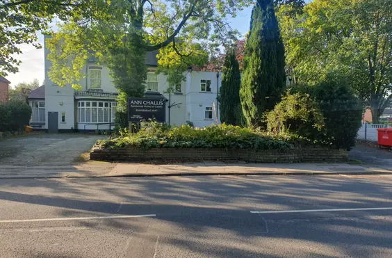 Ann Challis - outside view of care home