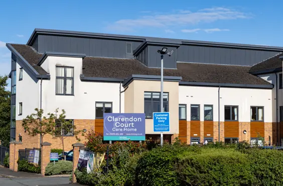 Clarendon Court Care Home - outside view of care home