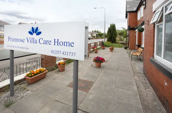 Primrose Villa Care Home - outside view of care home