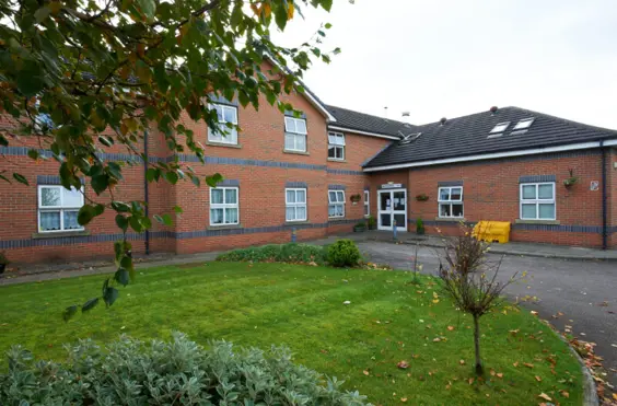 Hollins Park - outside view of care home