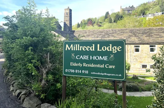 Millreed Lodge Care Home - outside view of care home