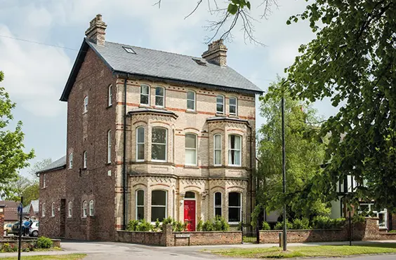 Harlington House - outside view of care home