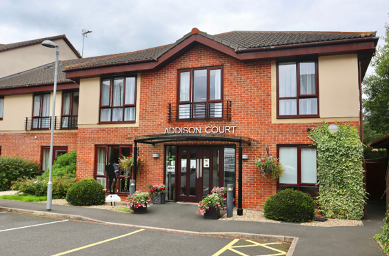 Addison Court - outside view of care home