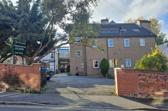 Sandford House - Chesterfield Road - outside view of care home