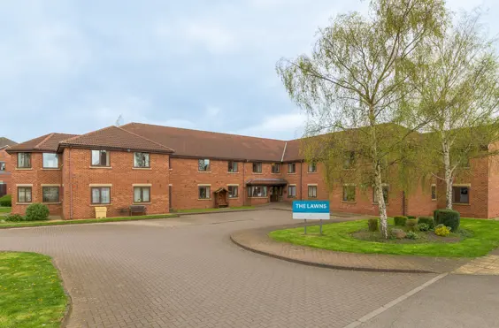 The Lawns Care Home - outside view of care home