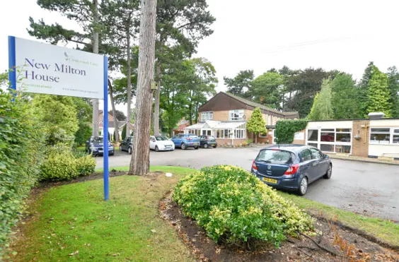 New Milton House Residential Care Home - outside view of care home
