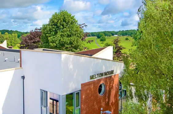 Melton House - outside view of care home