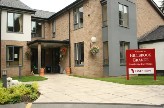 Hillbrook Grange - outside view of care home