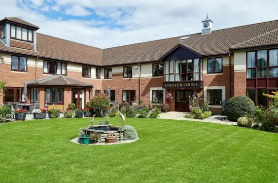 Chester Court - outside view of care home
