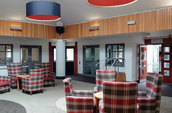 Granby Intermediate Care Hub - outside view of care home