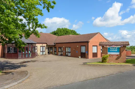 Maple Lodge Care Home - outside view of care home