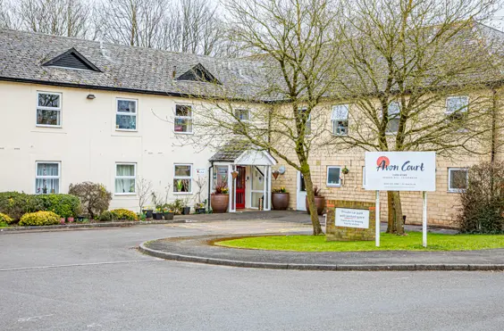 Avon Court Care Home - outside view of care home