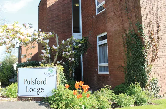 Pulsford Lodge - outside view of care home