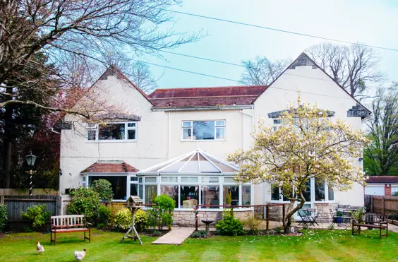 Blenheim Care Home - outside view of care home