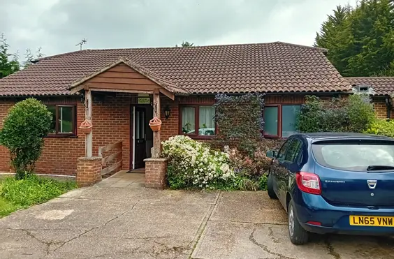 The Bungalow - outside view of care home
