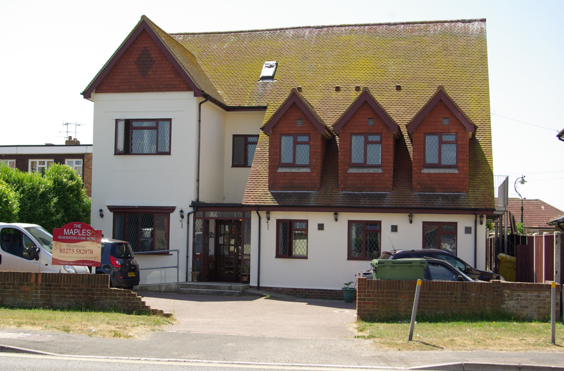 The Maples - outside view of care home