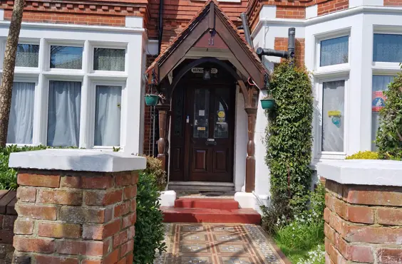 Warwick House - outside view of care home