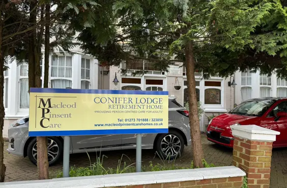Conifer Lodge - outside view of care home