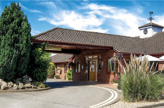 St Lukes and The Oaks Care Home - outside view of care home