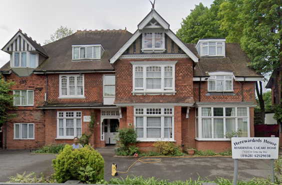 Herewards House - outside view of care home