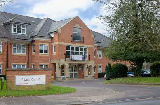 Clara Court - outside view of care home