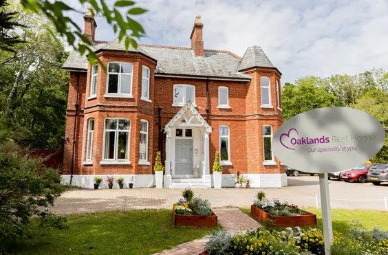Oaklands Rest Home - outside view of care home