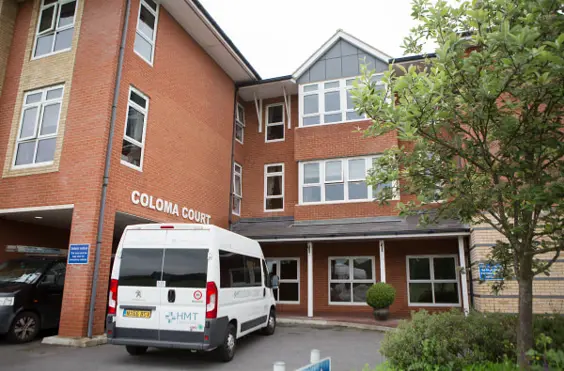 Coloma Court Care Home - outside view of care home