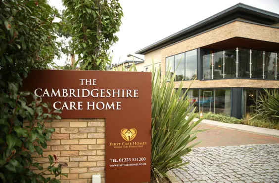 The Cambridgeshire Care Home - outside view of care home