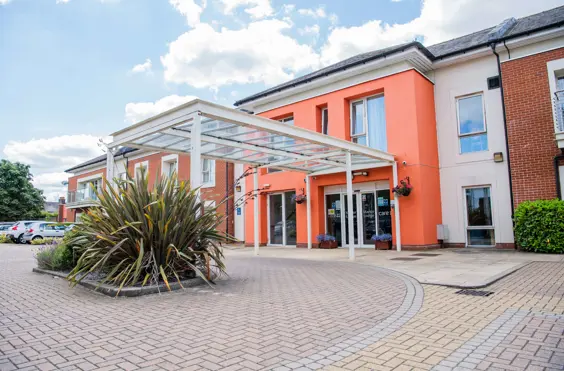 Manor Lodge - outside view of care home