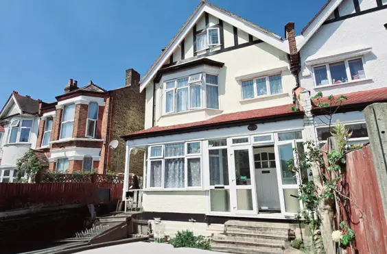 Warwick House - outside view of care home