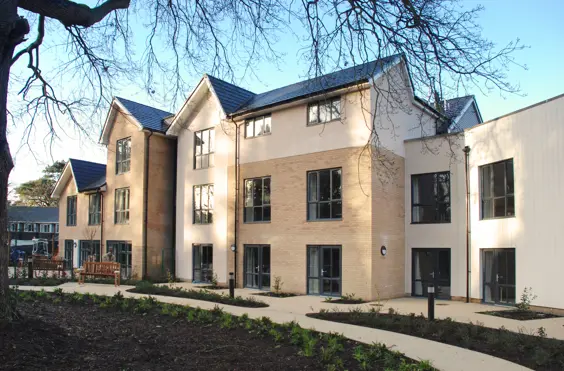 Hall Grange - outside view of care home
