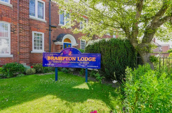Brampton Lodge - outside view of care home