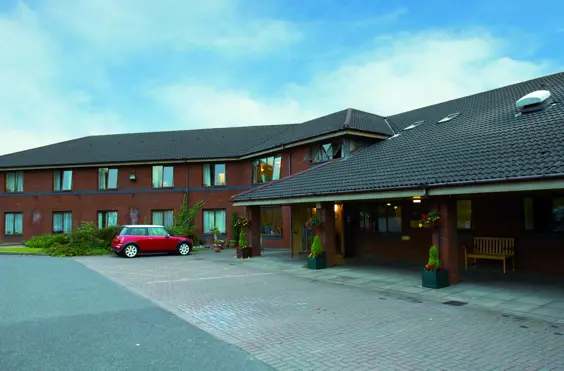 Abbey Park - outside view of care home