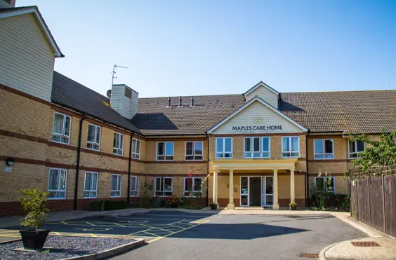 Maples Care Home - outside view of care home