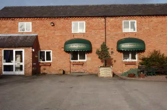 Ashefields Residential Care Home - outside view of care home