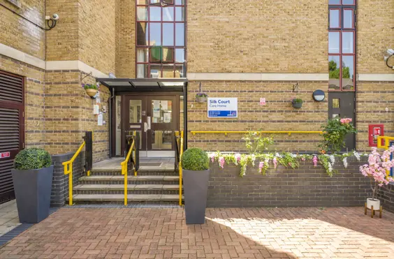 Silk Court Care Home - An outside view of the home