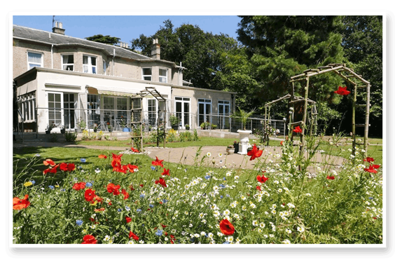 Leiston Old Abbey Residential Home - An outside view of the home