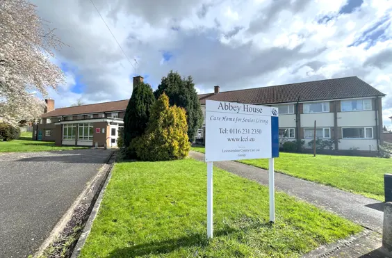 Abbey House - outside view of care home