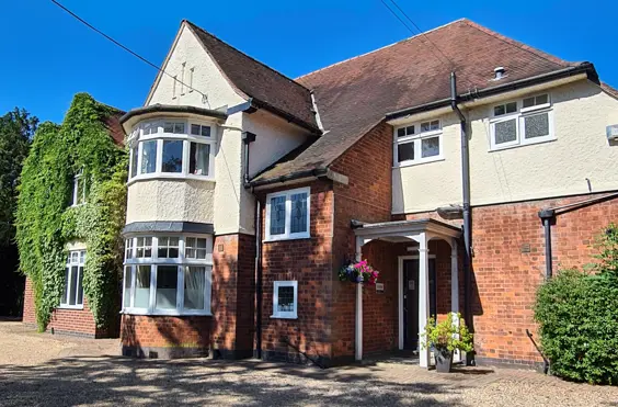 Glenfield Woodlands Care Home - outside view of care home