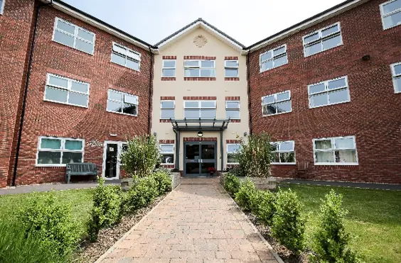 Bradley Hall - outside view of care home