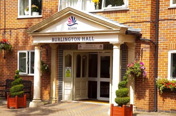 Burlington Hall Care Home - outside view of care home