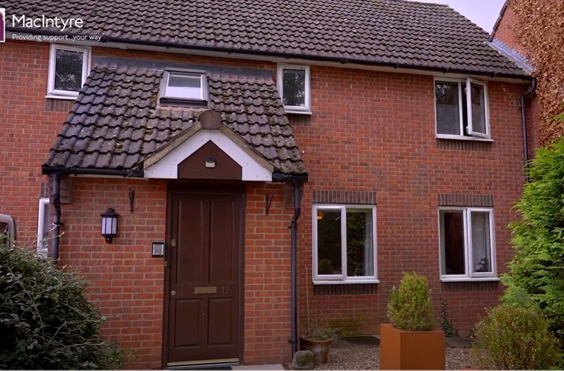 Hubbard Close - outside view of care home