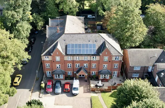 Mansfield Manor Care Home - outside view of care home