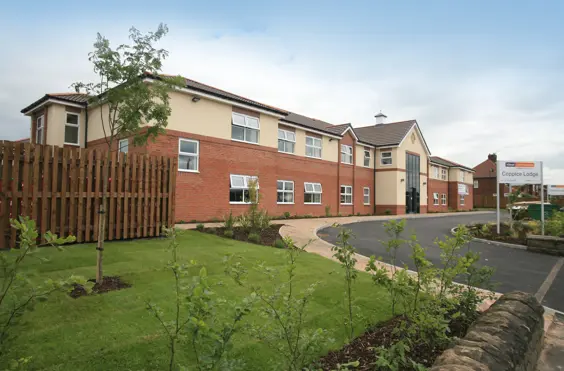 Coppice Lodge - outside view of care home