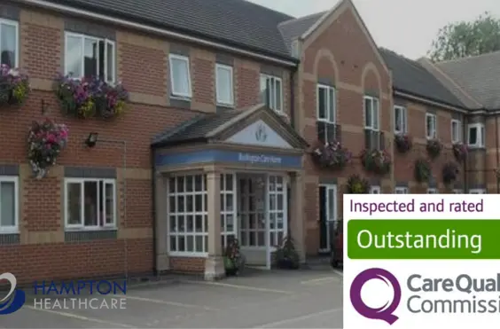 Burlington Court - outside view of care home