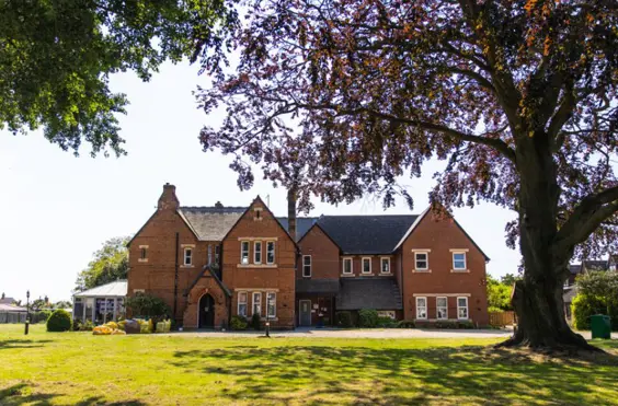 Delph House - An outside view of the home