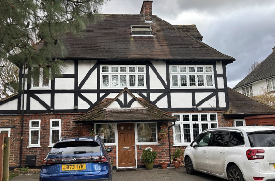 Tudor Lodge - outside view of care home